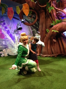 The only person Mette wanted to stand in line to meet was Tinkerbell.  It was pretty exciting.