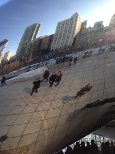 Eric, Pernille and I in the Bean!